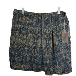 Forever 21 blue black snake skin print skirt